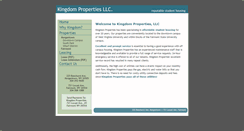 Desktop Screenshot of kingdomrentals.com