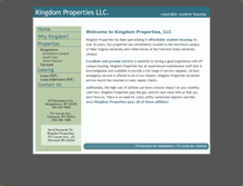 Tablet Screenshot of kingdomrentals.com